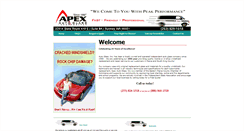 Desktop Screenshot of apexglass.net